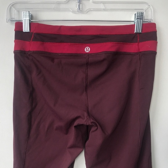 LULULEMON leggings cropped pants 6 like new - Picture 5 of 5